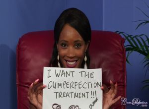 Негритянка с обконченным лицом