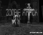 Зомби трахаетт на кладбище хентай